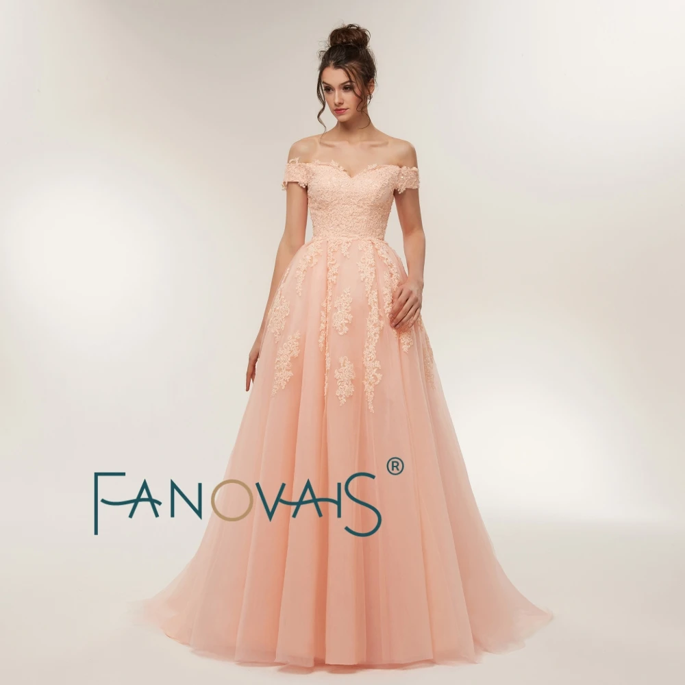 Ruolai BSY003 Off Shoulder Long Party Evening Dress