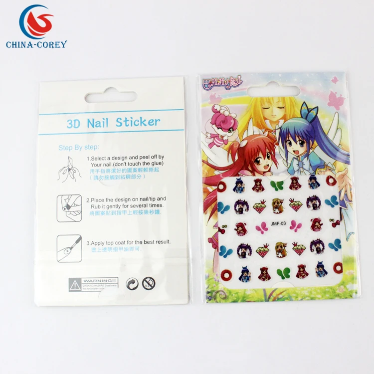 Eco-friend hot sale 3d nail art accessories for girls with good quality and fast delivery