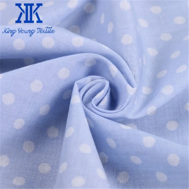 high quality custom pigment dye printed woven cotton poplin fabric