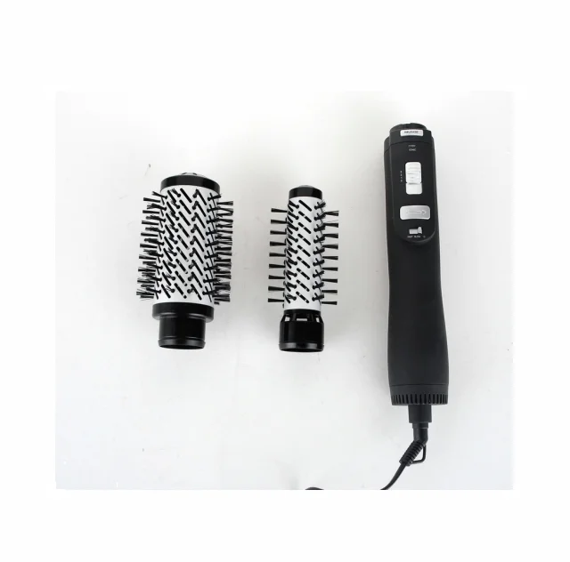 private label 2 in 1 multifunctional hair dryer brush automatic rotation hot air brush