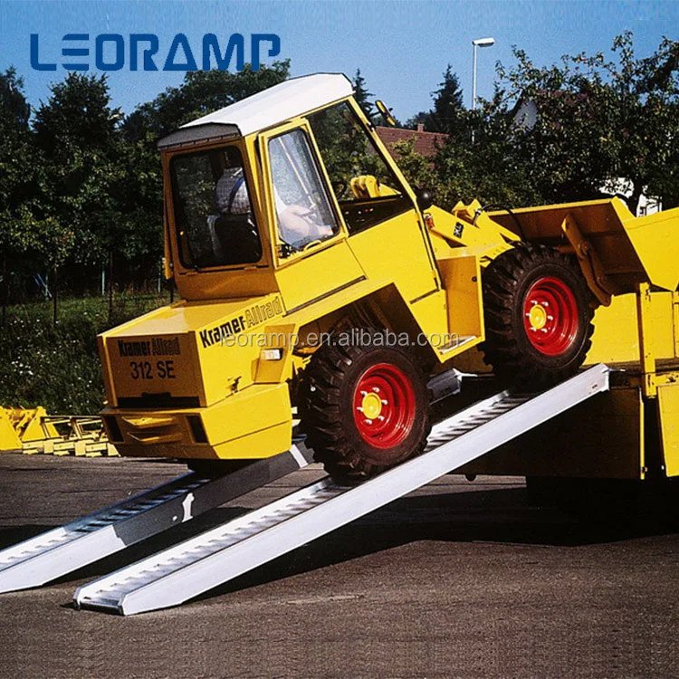 Heavy duty 4T four wheeler loading aluminum mobility ramp for trailers