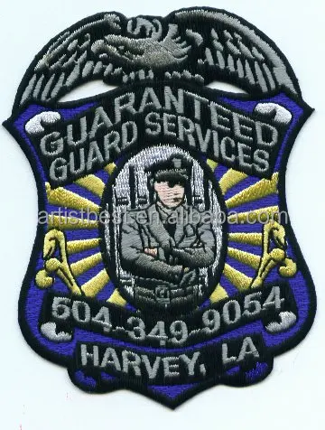 Custom big motorcycle club eagle logo embroidery patches