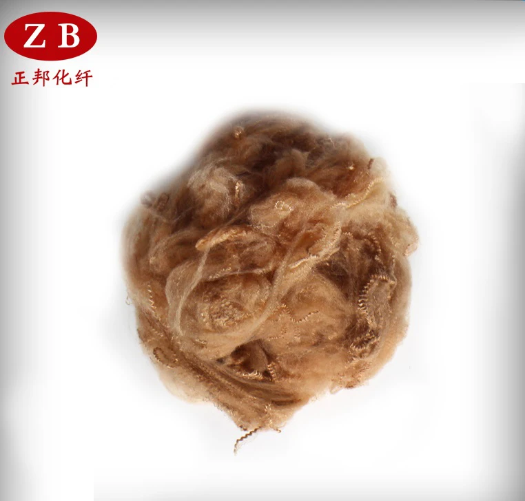 
colored good dacron polyester staple fibers 