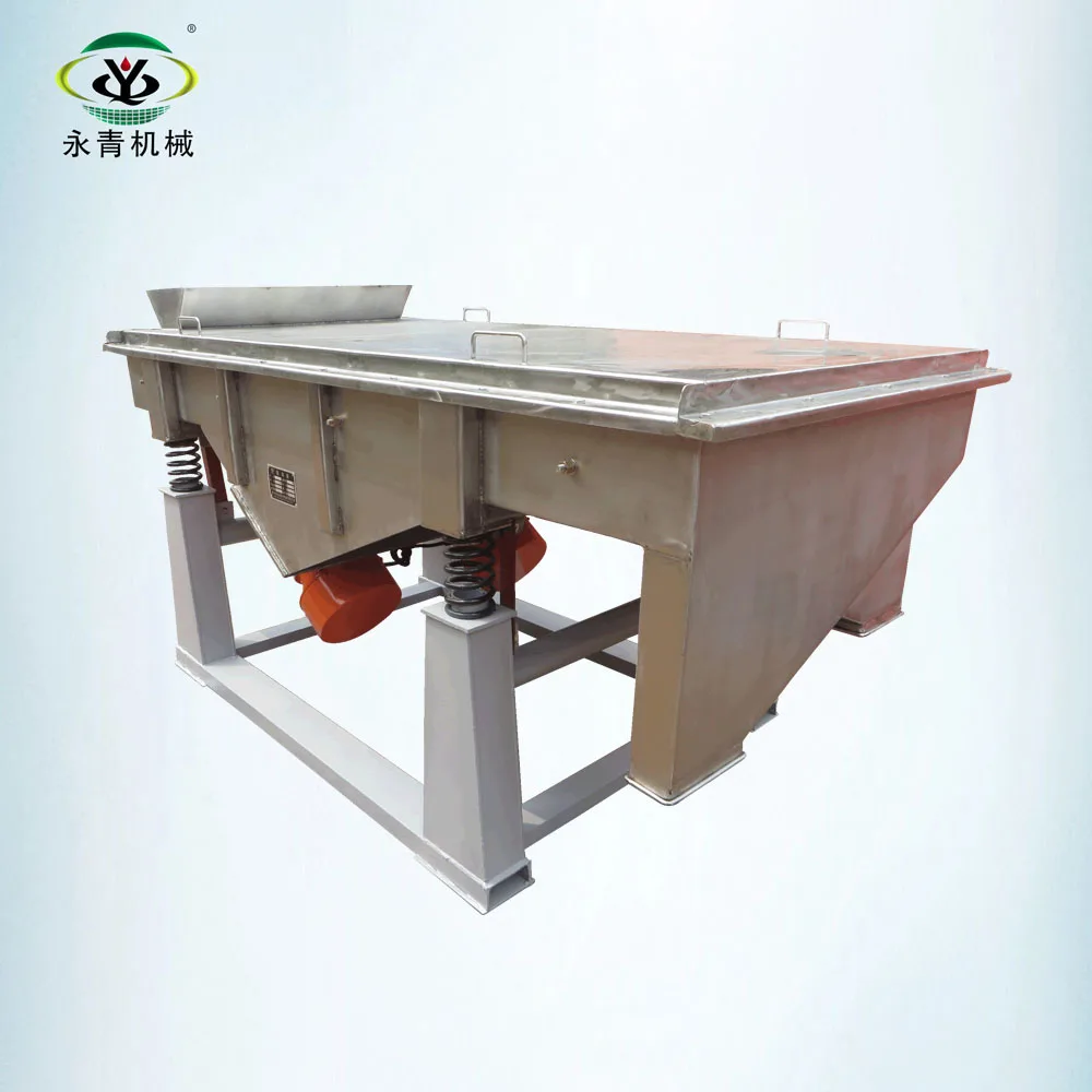 High efficiency rectangle vibrating screen machine for cashew, coffee beans