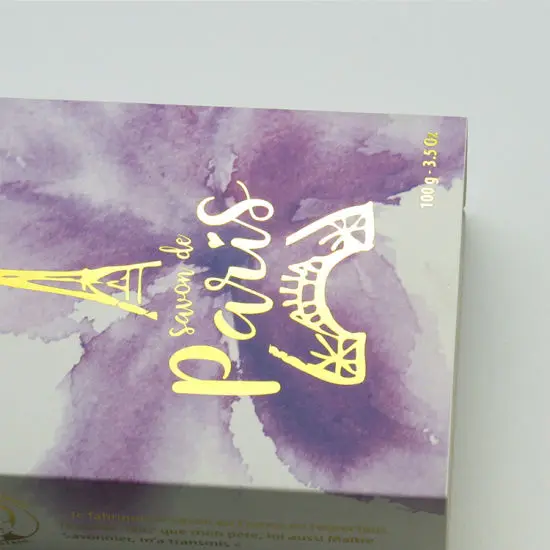 Custom New Design Full Color Drawer Slide Paper Printing Packaging Soap Box