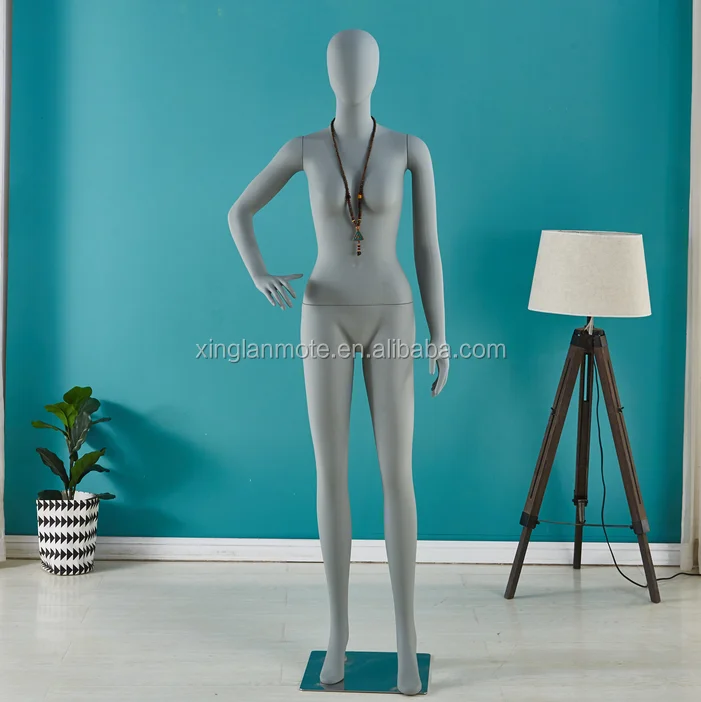 clothes display grey color full body sexy mannequins female at good price