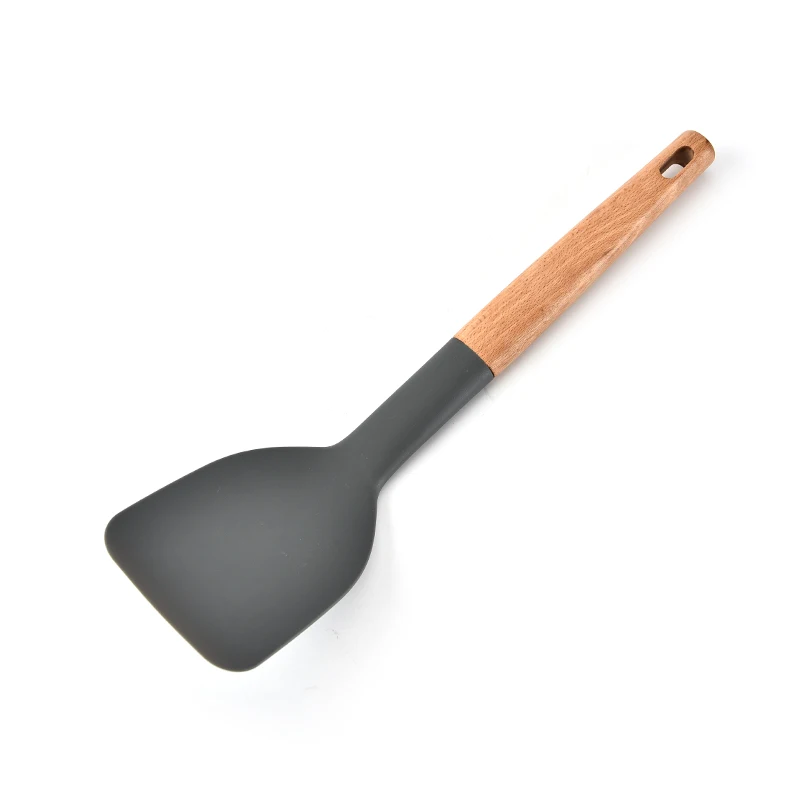 Cooking Tools Kitchen Tools Accessories Hot Sales Stocked Nylon and Wooden Handle Kitchen Utensils 7 Pieces