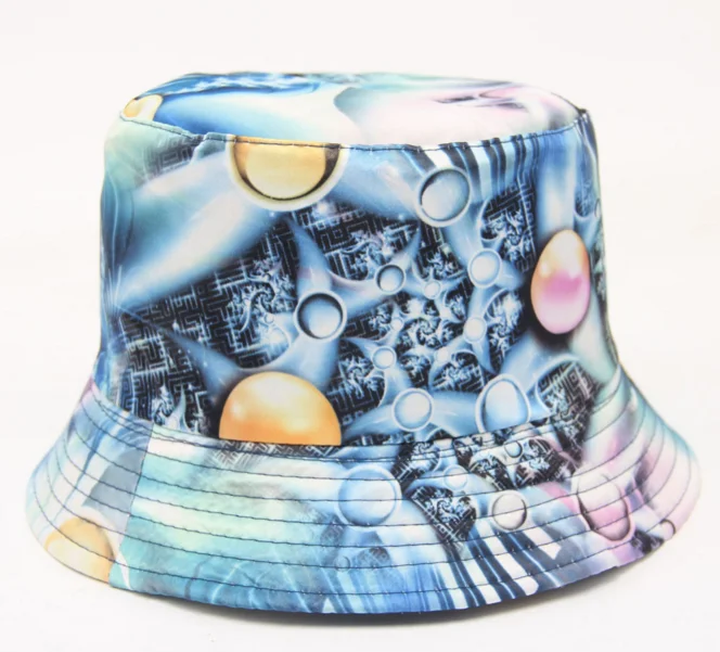 
Trade Assurance Floral Sublimation Terry Towel Bucket Hat Digital Printing Custom Bucket Hat 