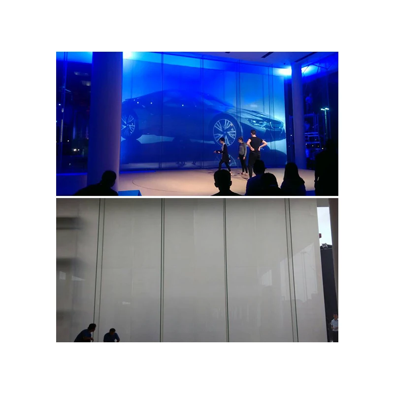 Sliding Smart Frosted Privacy Glass Shower Door for hotel bathroom