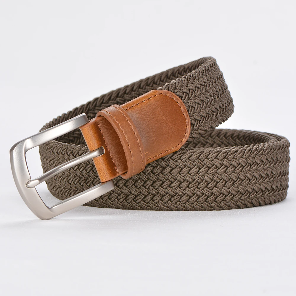 Stretch Belt Men,Multi Color Mens Elasticated Woven Braided Web Belt For Golf Casual Pants Hunting Equestrian sports Jeans