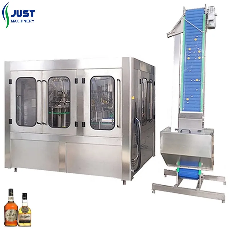 Automatic cognac wine bottling system plant equipment factory