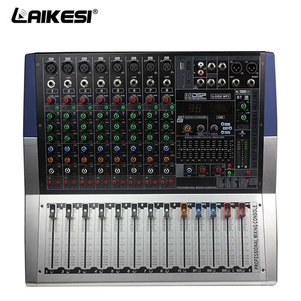 Высокое качество караоке усилитель миксер профессиональный миксер усилитель