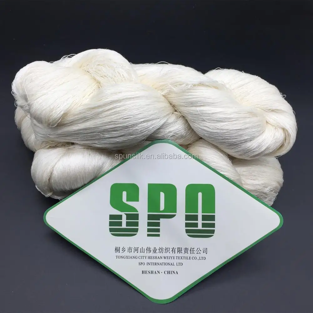 High Quality Thick Silk Thread 8Nm/2 in Hank For Carpet Handloom