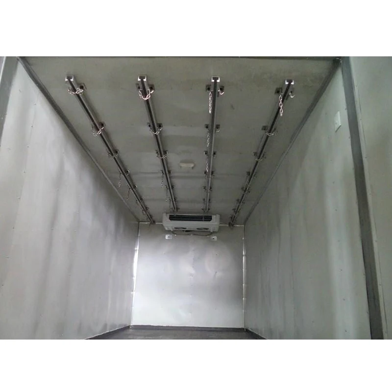 Solar Refrigerated Van Fast Assemble Composite Truck Body Refrigerated Truck Meat Rail