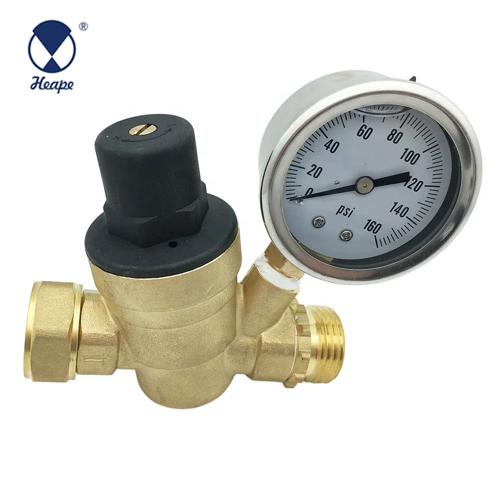 HEAPE 1/2' NPT Lead Free Water Pressure Reducing Valve