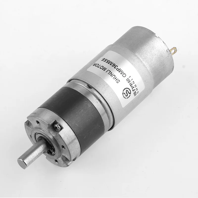 По индивидуальному заказу 12V GMP36-545PM 36 мм планетарный редукторный двигатель DC для бытовой техники офисное оборудование производитель