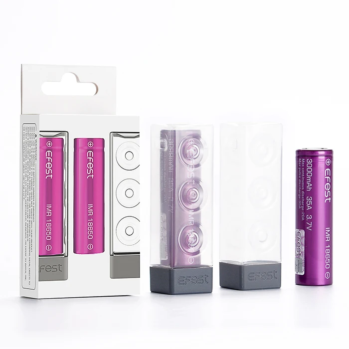 
Efest IMR 18650 35A 3000 mAh 3.7V LI-MN High Drain Rechargeable Battery 