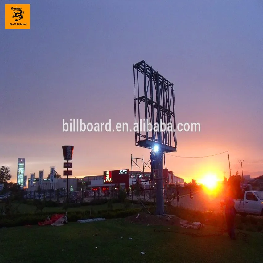 
Uinipole Full Color P12 LED Display Screen advertising billboard 
