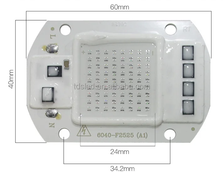 AC 110V - 220V - 230V 20W 30W 50W Green cob led module 520nm - 530nm
