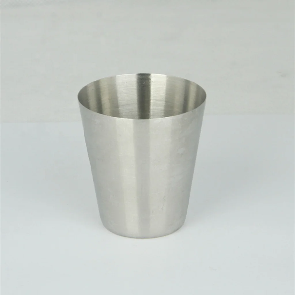 Stainless Steel Small Rimless Shot Glass/Wine Cup