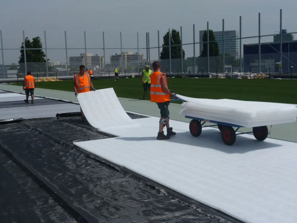
white color PET non woven geo-composites geotextile 