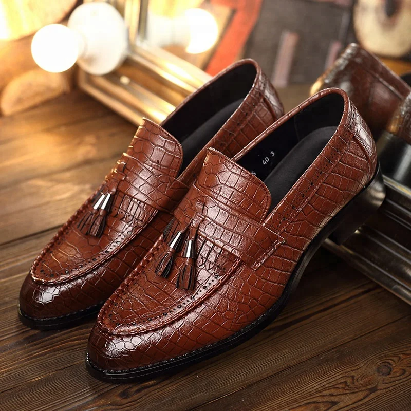SS0422 Slip on red wedding shoes 2018 men fashion new design business shoes wholesale