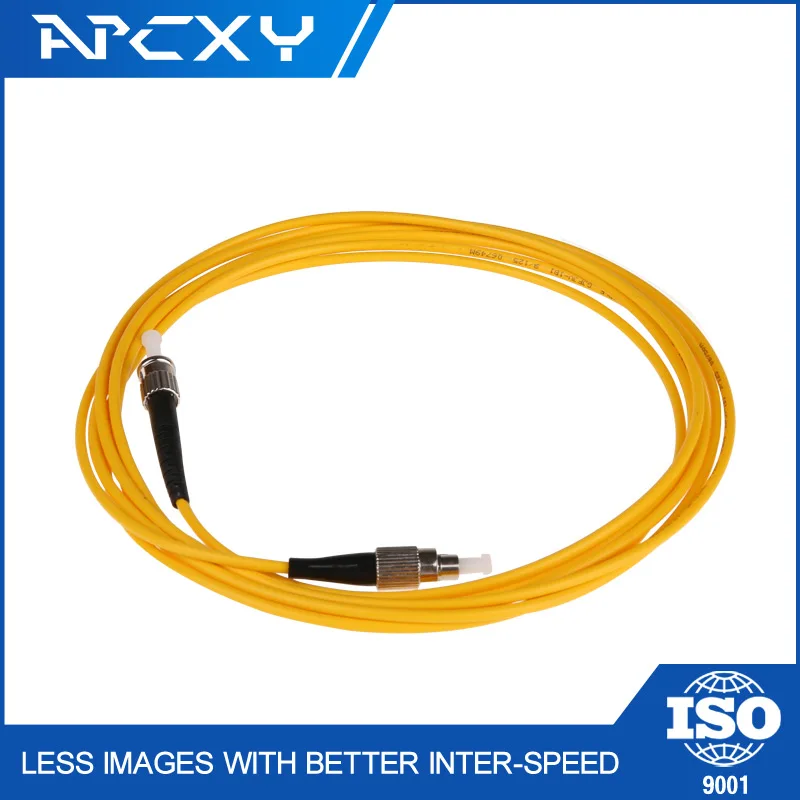 FC-ST PC 9/125um single mode fiber optic patch cord fiber jumper