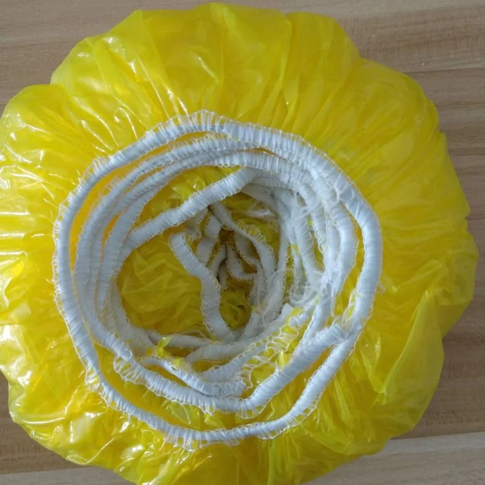 dust cover Transparent  shower cap Feature Elastic caps protect the hair water while showering/bathing