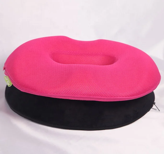 Meditation Cool Gel Ventilated Round Donut Hemorrhoid Coccyx Tailbone Seat Cushion For Pressure Relief Universal Pillow