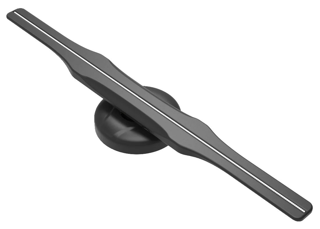 50 см 3d Голограмма дисплей светодиодный вентилятор с крышкой WIFI APP и облачной поддержкой