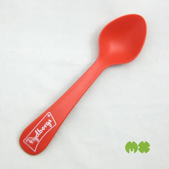 colorful Plastic Spoon ,Printed food grade PP Big plastic spoon, raw material bulk large plastic spoon as chinese soup spoon