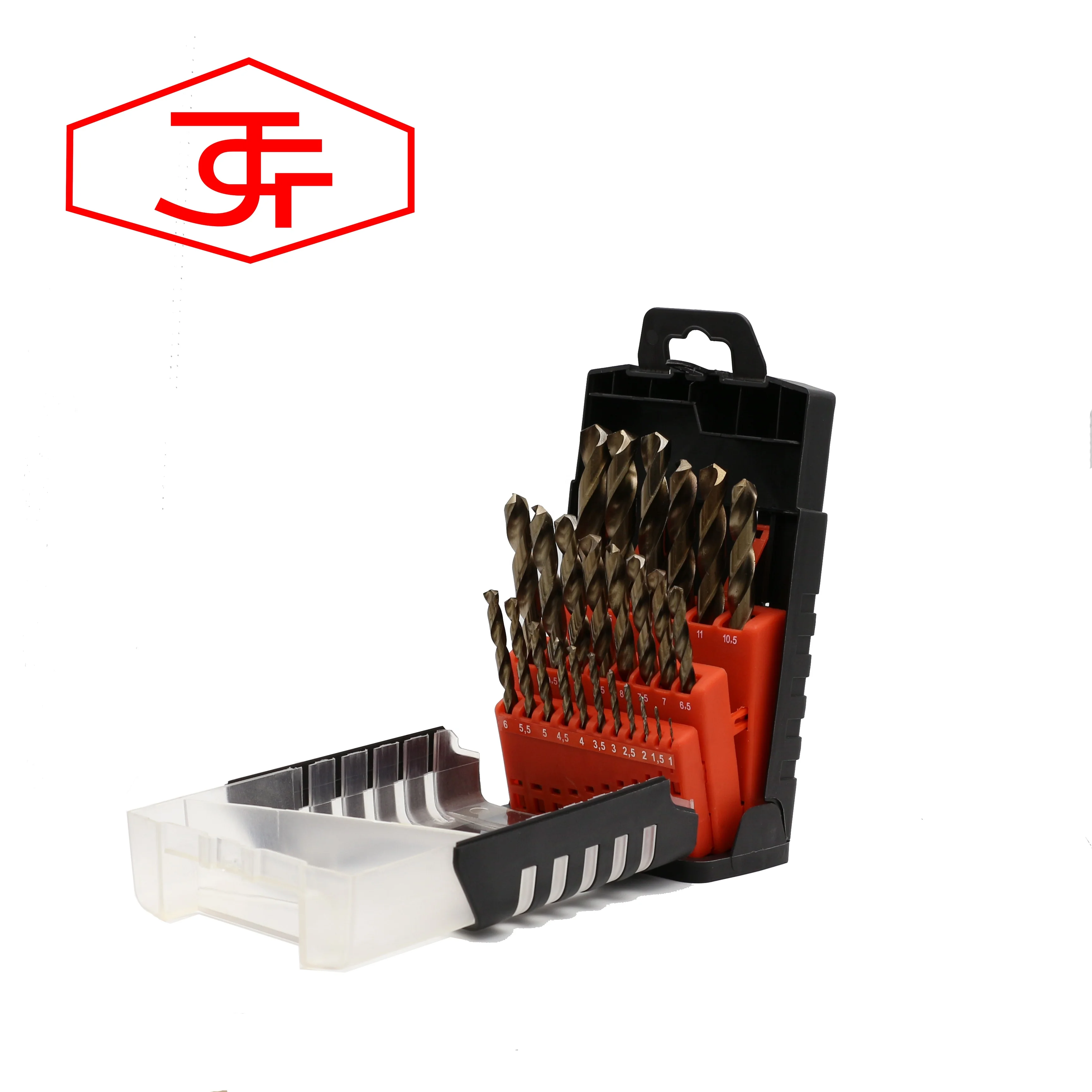 HSS Twist Drill Bit Set for Stainless Steel with rose box