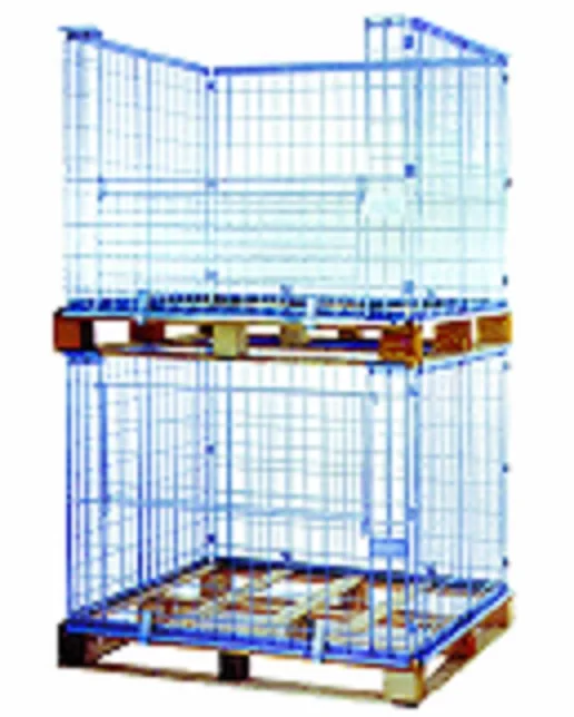 складные stackable металла и стали сети проволоки поддон клетки