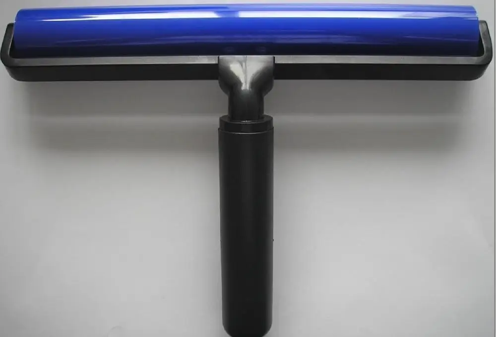 6 INCH Plastic handle dust removing silicone roller with dust removal pads
