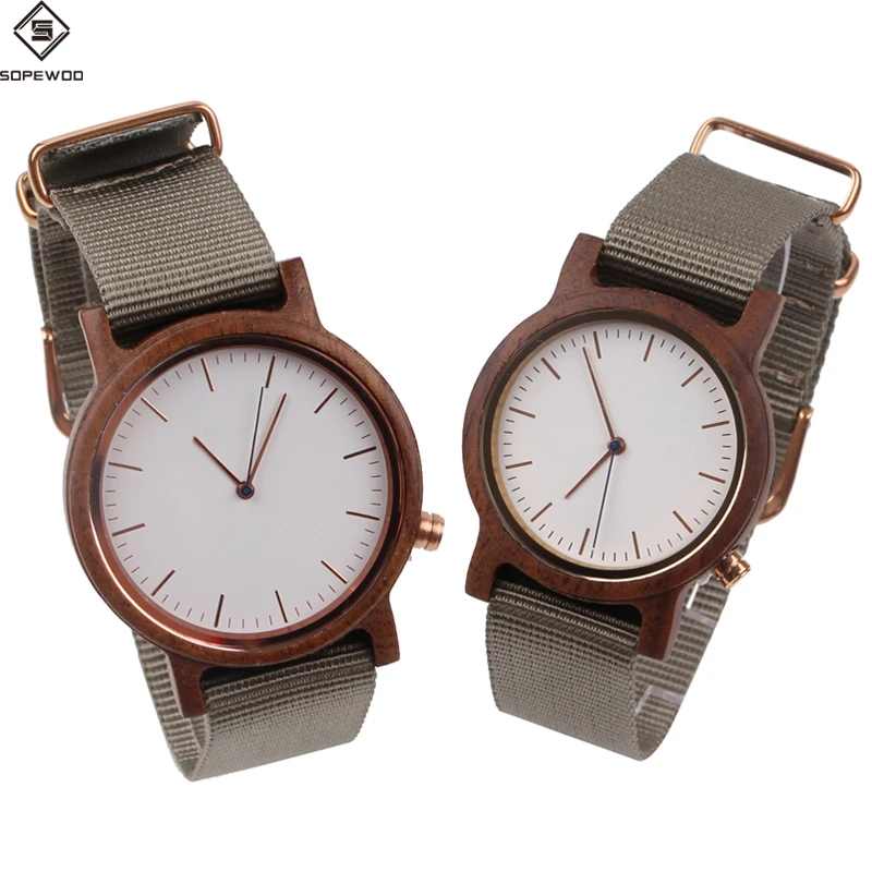 high quality fashion mens women branded custom logo wholesale wooden wrist watch