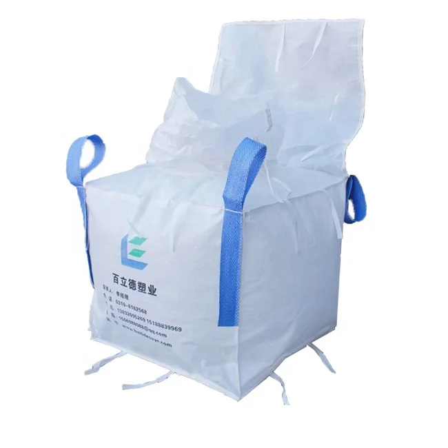 Flap top discharge spout full loop 2 ton jumbo bag