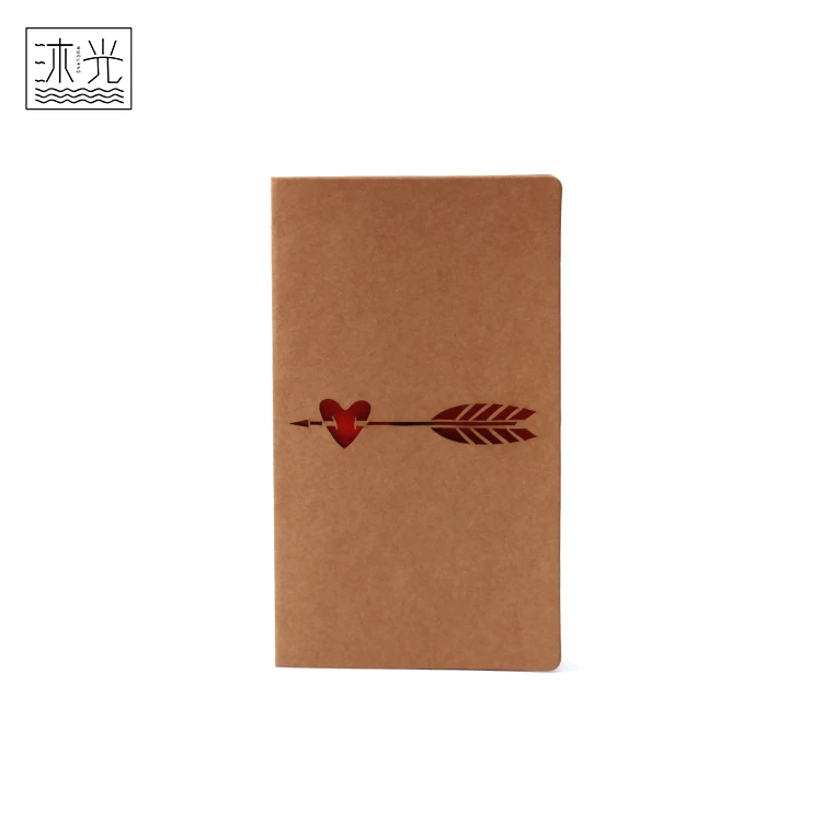 
Wholesale Custom High Quality Laser Cut Kraft Paper Valentine Love Greeting Card 
