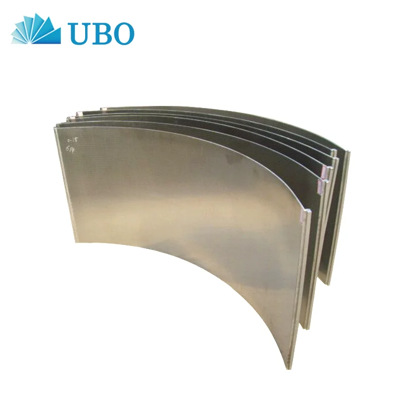 
Wedge Wire Welded Parabolic Curve Screen Panel filter for Water Treatment 