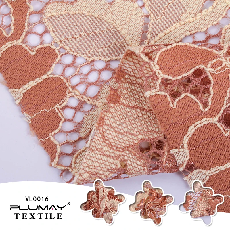 Shaoxing China 70%cotton 30%nylon flower embroidery white lace fabric for dress wedding clothing