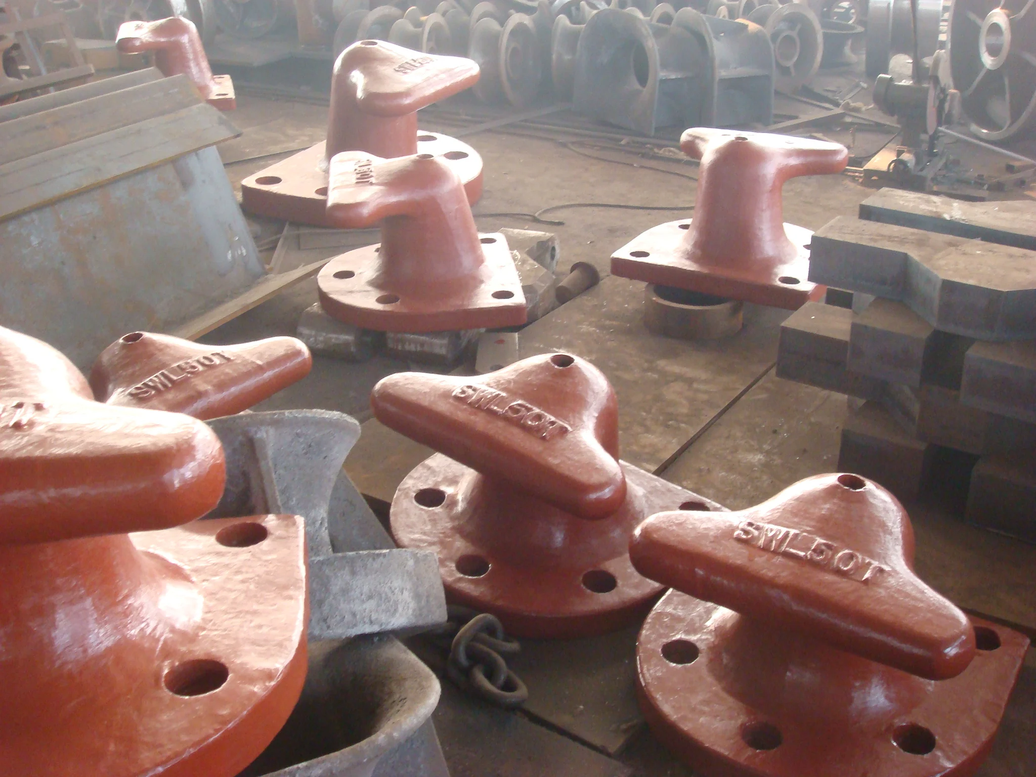Wholesale price marine mooring steel bollard type T head bollard