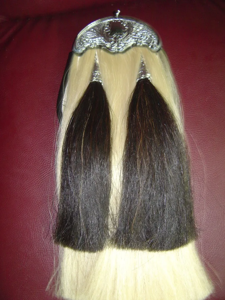 
Long Sporran, Original Real Horse Hair 