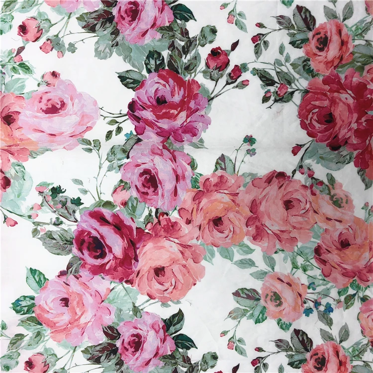 
Custom Print Bamboo Cotton Garment Textile Poplin Custom Printed Fabric Jersey 