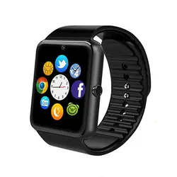Smart Watch GT08 with SIM Card TF Memory Card Slot Camera Music Play Sleep Monitor Pedometer for Android Smart Phone