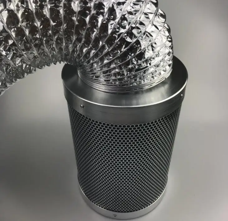 CE certificated hepa active carbon air filter cylinder for home air clean