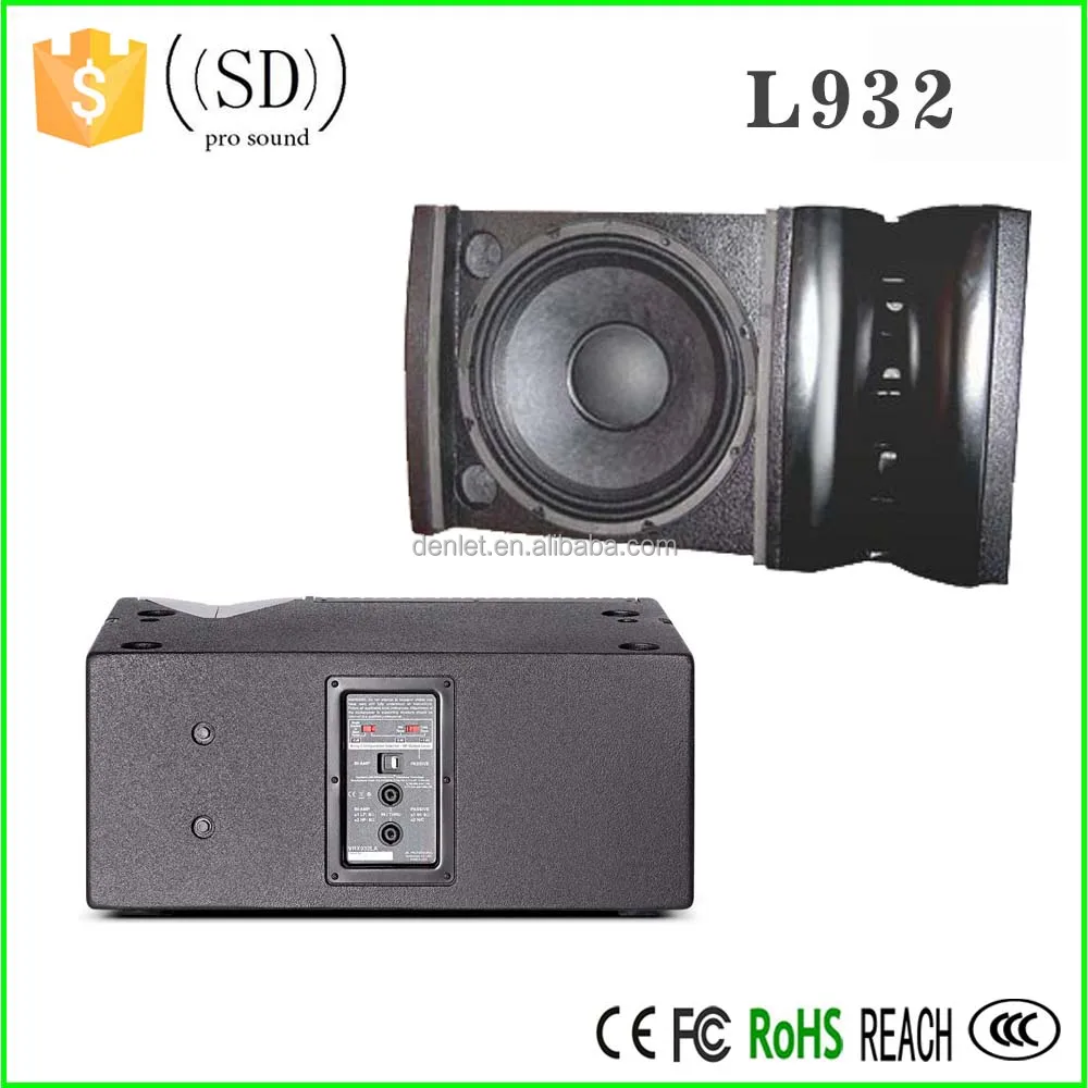 LA932 single 12inch 3-way passive line array speaker L932