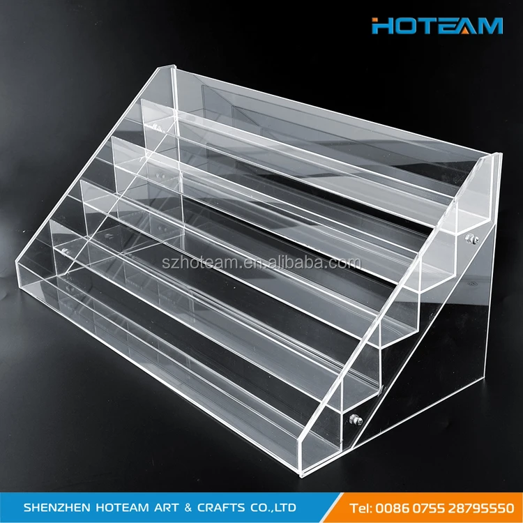 4 Layers Clear Acrylic Nail Polish Display Stand