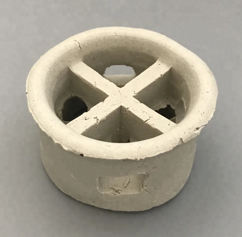 120mm/150mm ceramic random packing cross partition ring