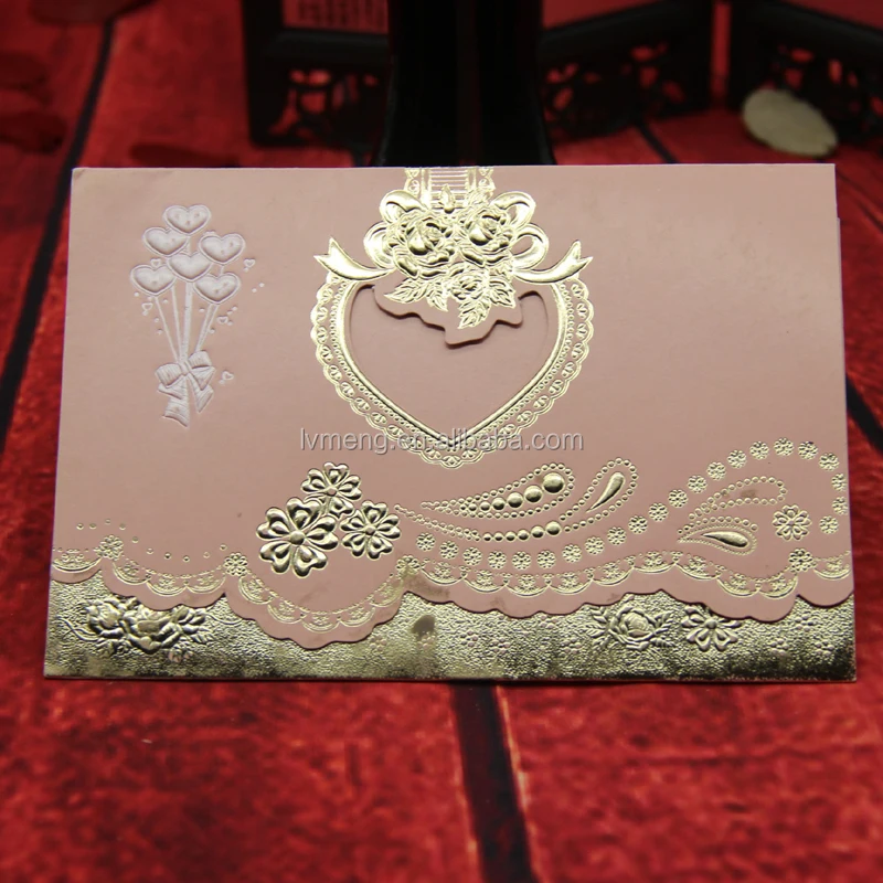 
2016 Customized wedding invitation card wholesale/ cheap price wedding card hot sale 