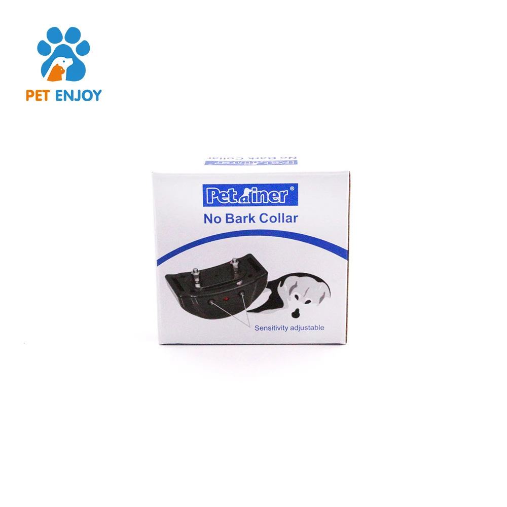 
Pet automatic adjustable trainer necklace dog training bark collar electric shock anti bark dog collar 