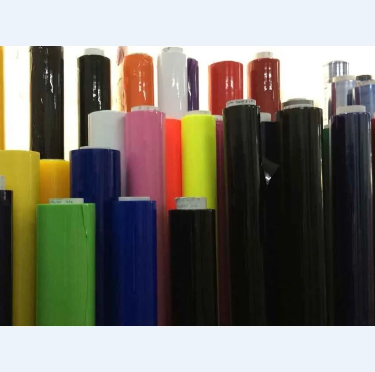 Competitive Price pvc plastic sheet roll super clear pvc film Embaladora filme PVC roll in different color and usage